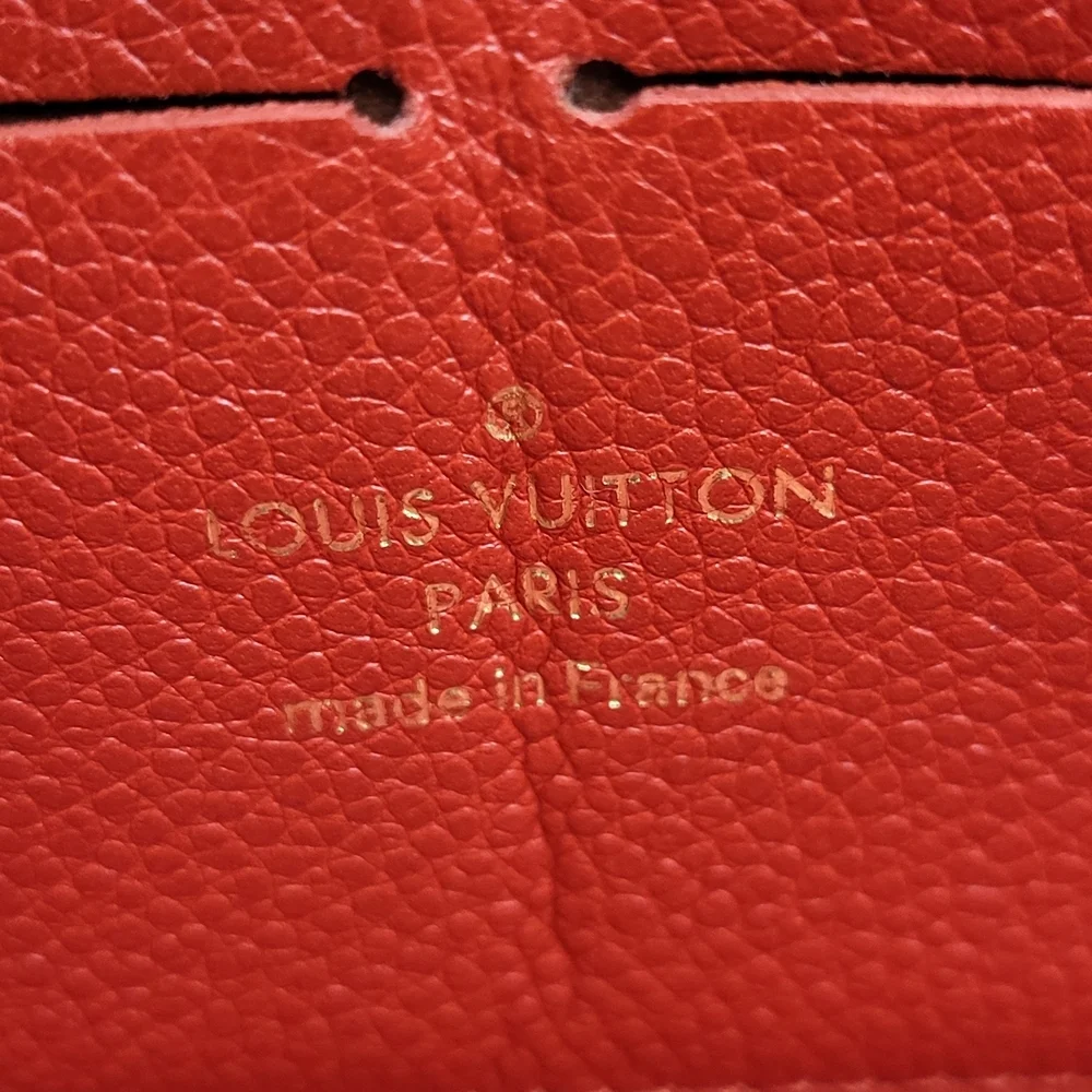 Louis Vuitton Portefeuille Clemence Empreinte Long Zippy Wallet,, authentic!!